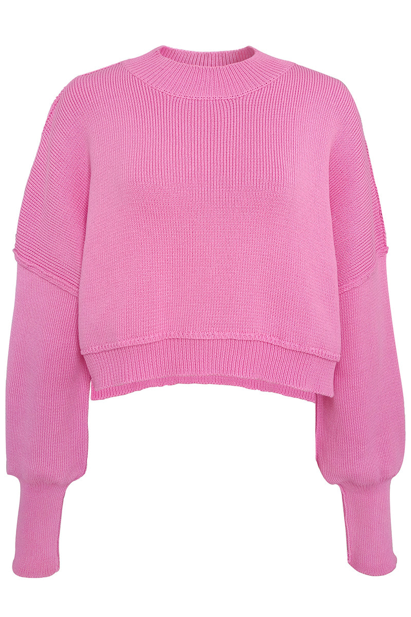 Casual Solid Patchwork O Neck Sweaters(15 Colors)