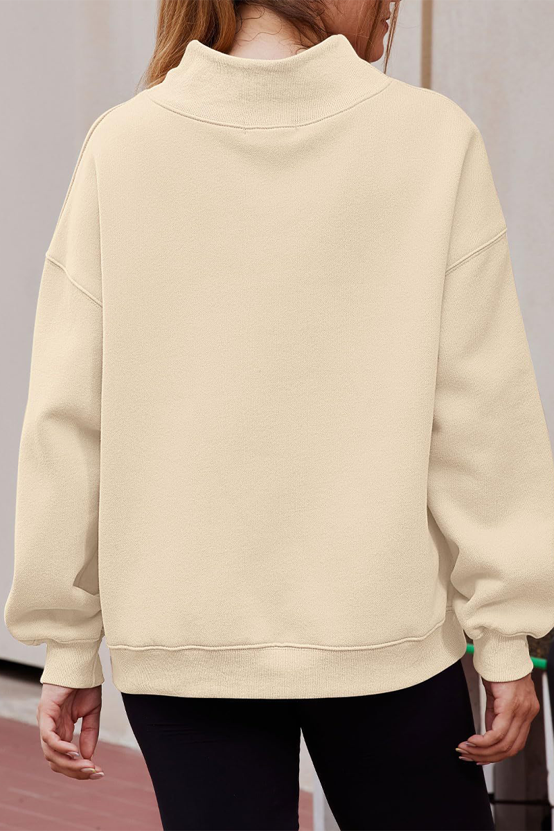 Casual Daily Solid Color Half A Turtleneck Tops(7 Colors)