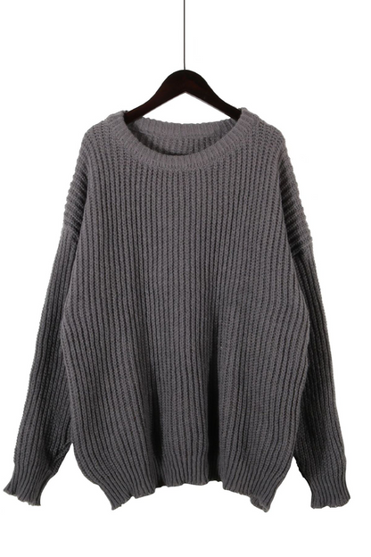 Casual Daily Weave O Neck Sweaters(7 Colors)