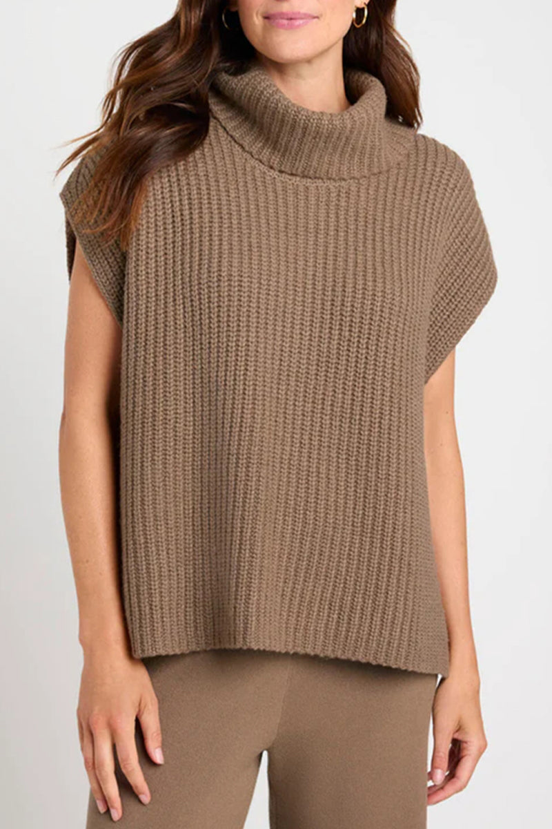 Casual Solid Color Turtleneck Sweaters(3 Colors)