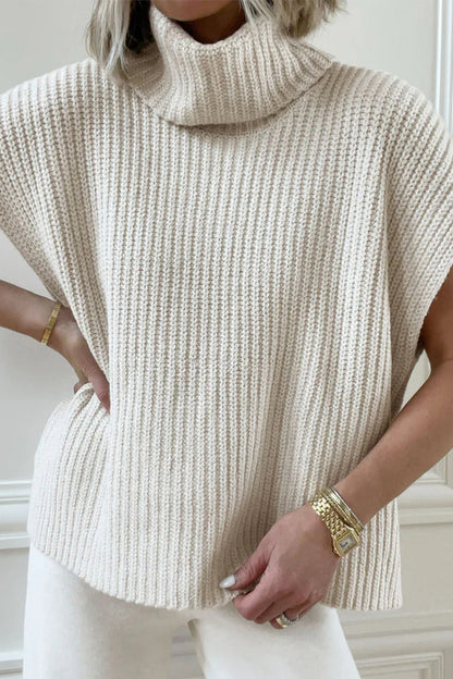 Casual Solid Color Turtleneck Sweaters(3 Colors)