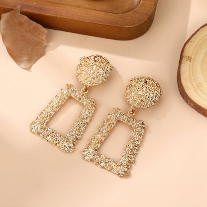 Daily Party Simplicity Solid Patchwork Earrings