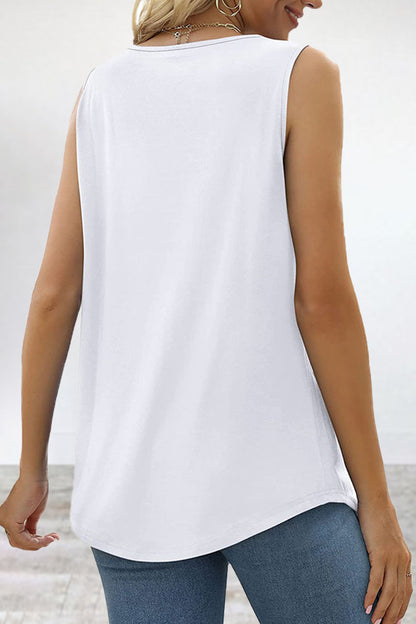 Casual Street Solid Fold Square Collar Tops(6 Colors)