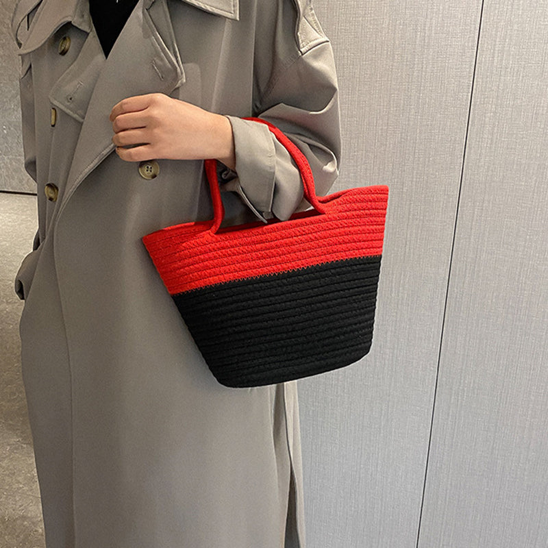 Casual Color Block Contrast Bags