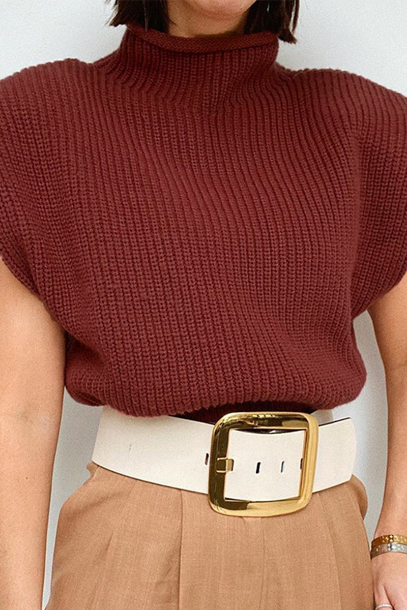 Casual Solid Turtleneck Sweaters (8 Colors)