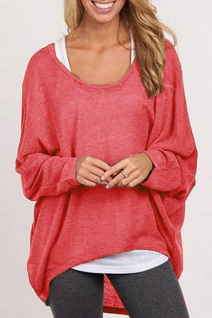 Casual Solid Patchwork O Neck Sweaters(8 Colors)